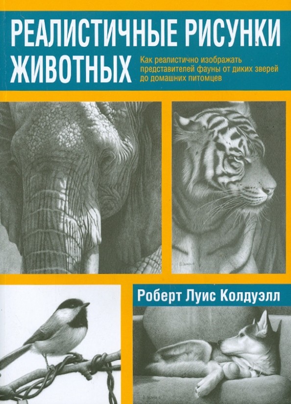 Реалистичные рисунки животных: Дикие звери, домашние питомцы и другие представители фауны